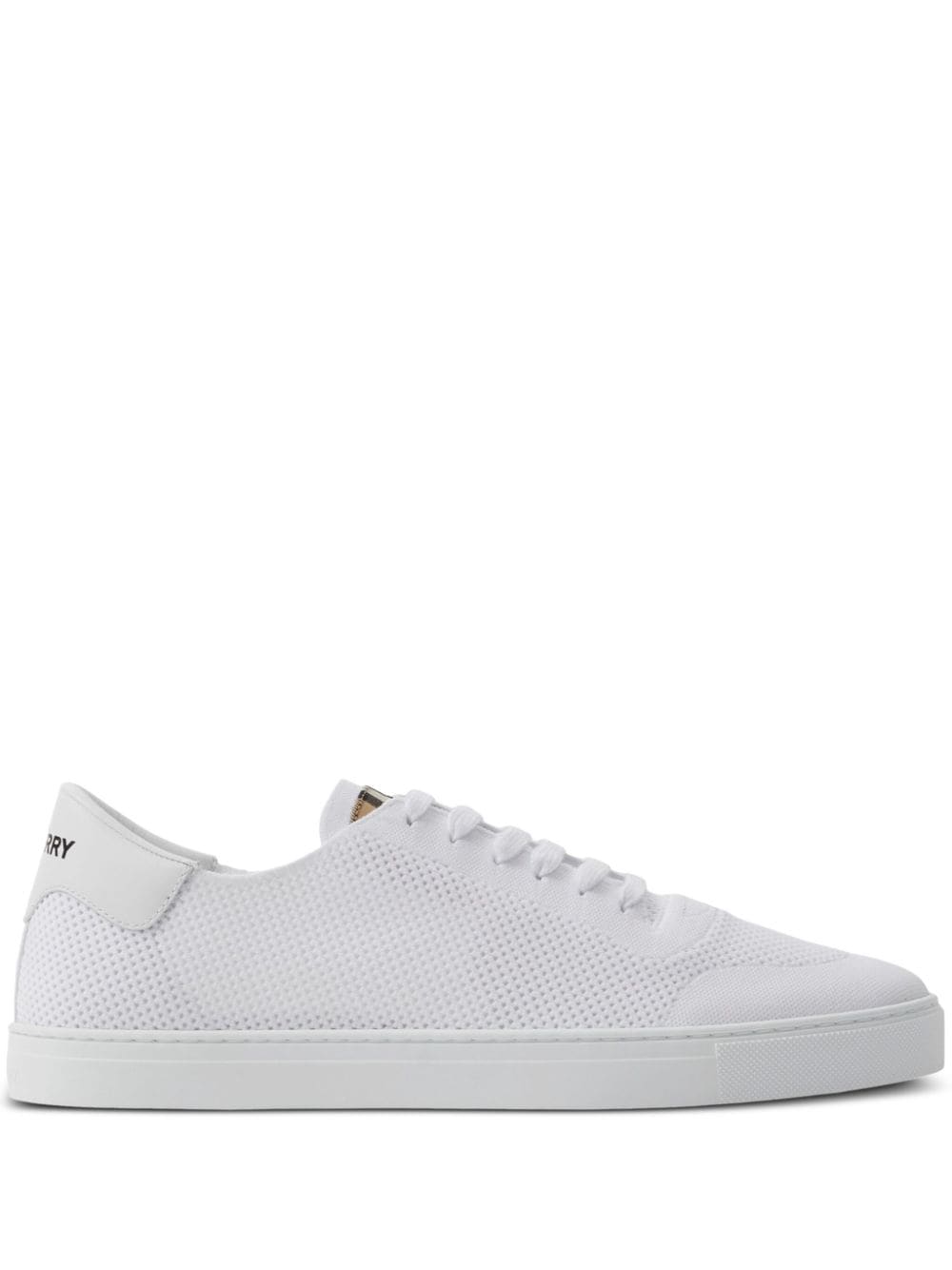 Burberry logo-print mesh sneakers - White von Burberry