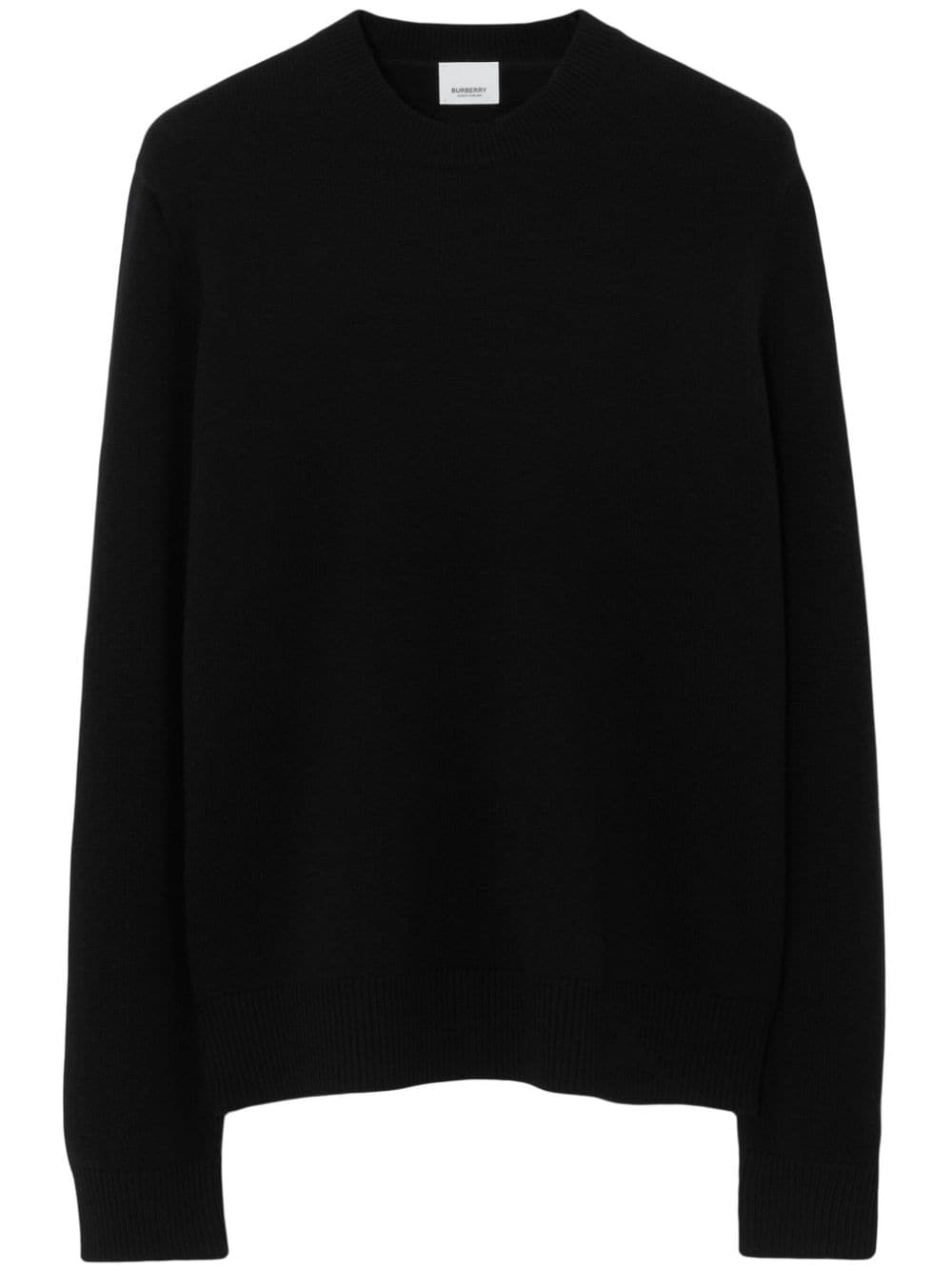 Burberry long-sleeve cashmere jumper - Black von Burberry