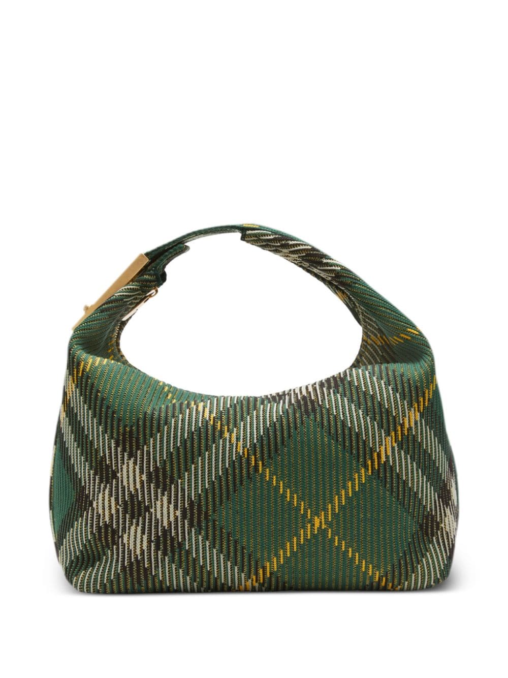 Burberry medium Peg check-pattern shoulder bag - Green von Burberry
