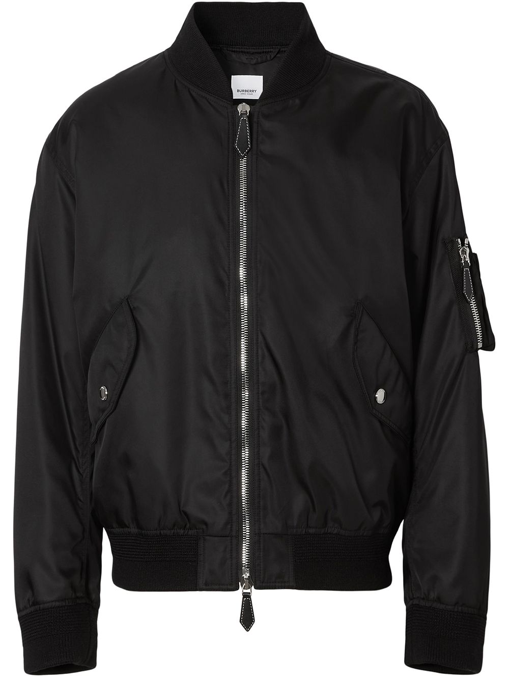 Burberry mermaid-appliqué bomber jacket - Black von Burberry