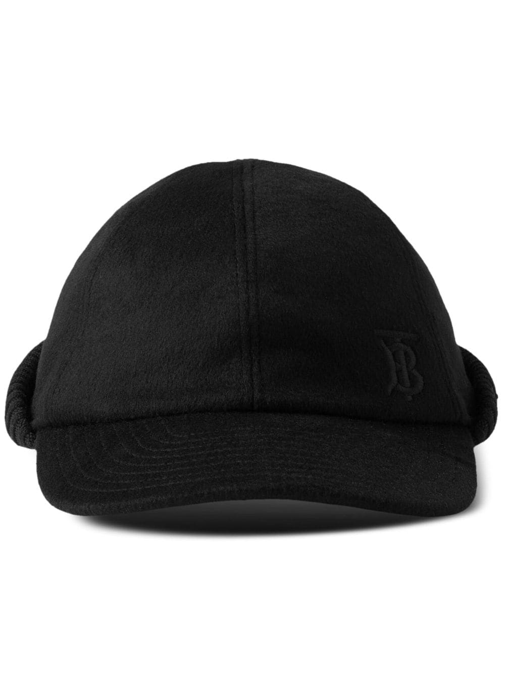 Burberry monogram-motif cashmere baseball cap - Black von Burberry