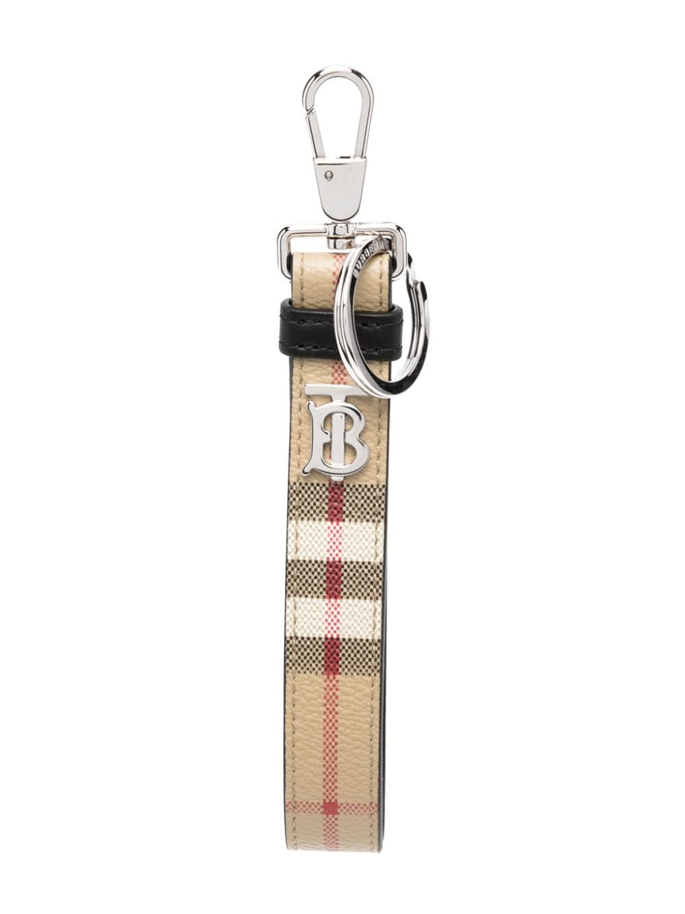 Burberry monogram motif check keyring - Neutrals von Burberry