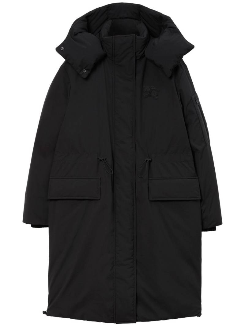Burberry padded hooded coat - Black von Burberry