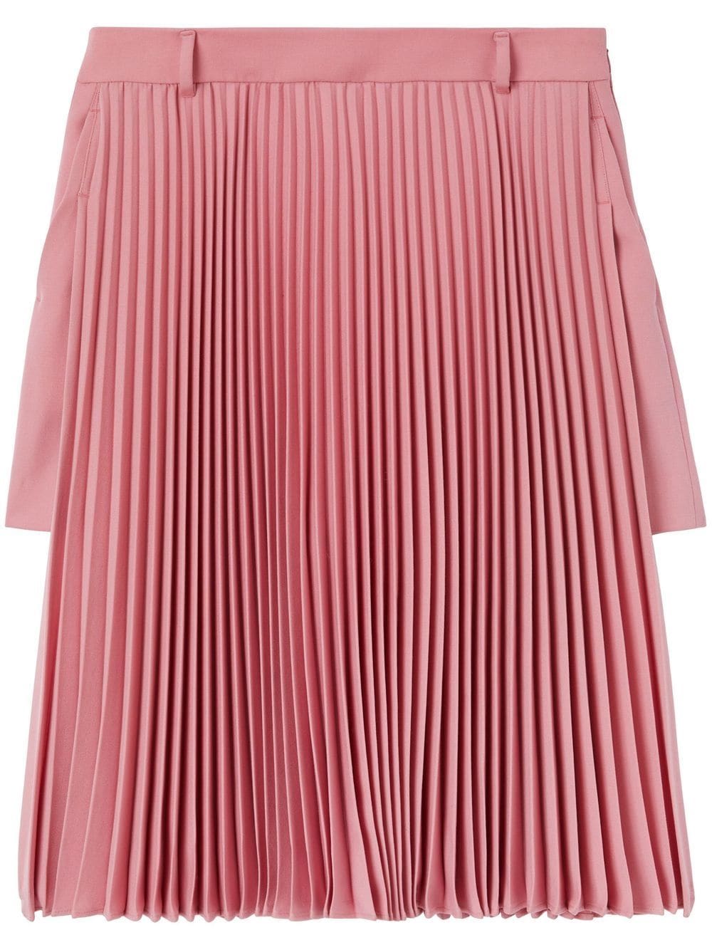 Burberry pleat-detailed wool shorts - Pink von Burberry
