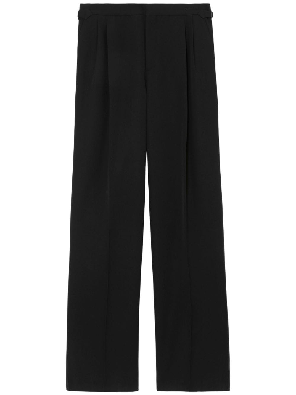 Burberry pleated straight-leg trousers - Black von Burberry