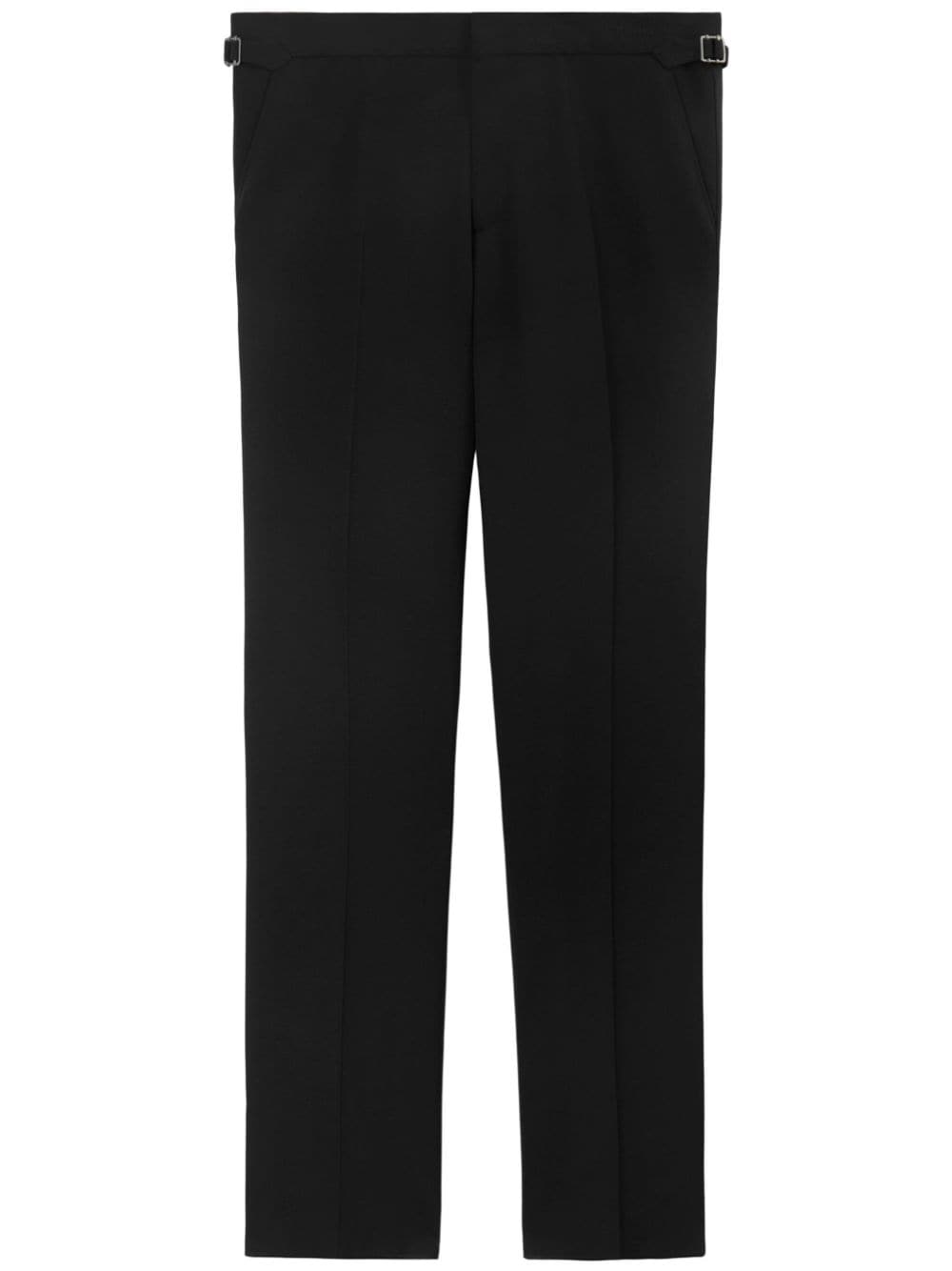 Burberry pressed-crease tailored trousers - Black von Burberry