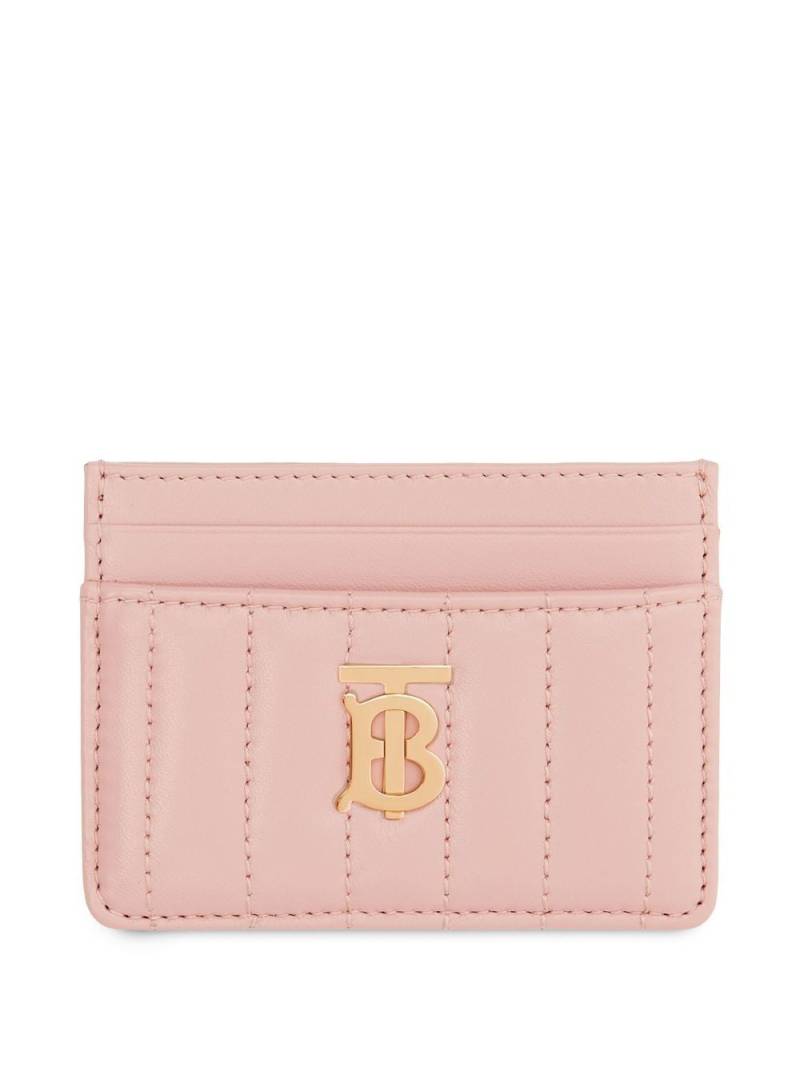 Burberry quilted leather Lola card case - Pink von Burberry