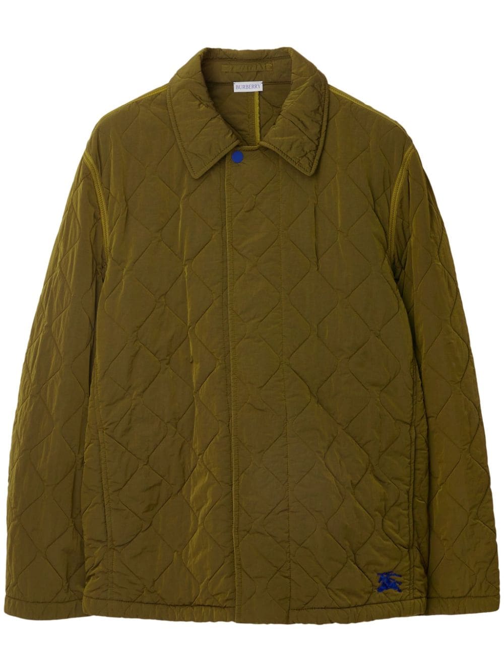 Burberry quilted long-sleeve jacket - Green von Burberry