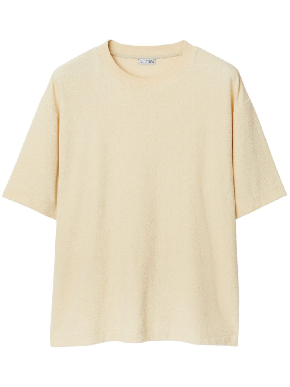 Burberry round-neck cotton T-shirt - Neutrals von Burberry