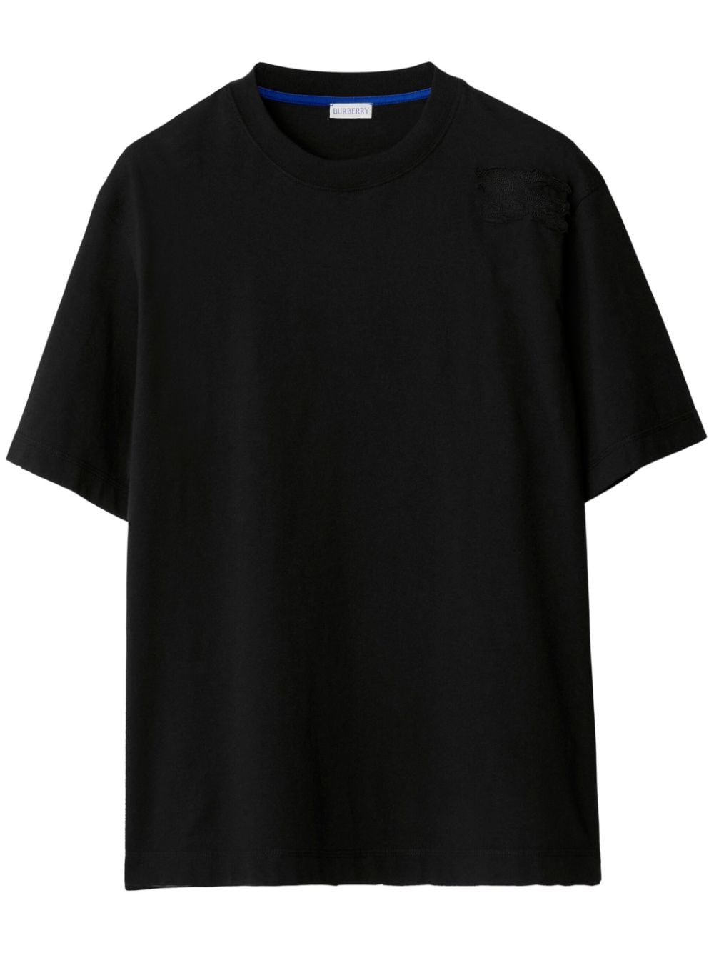 Burberry short-sleeve cotton T-shirt - Black von Burberry