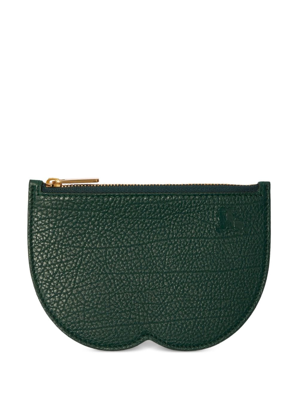 Burberry small Chess leather pouch - Green von Burberry