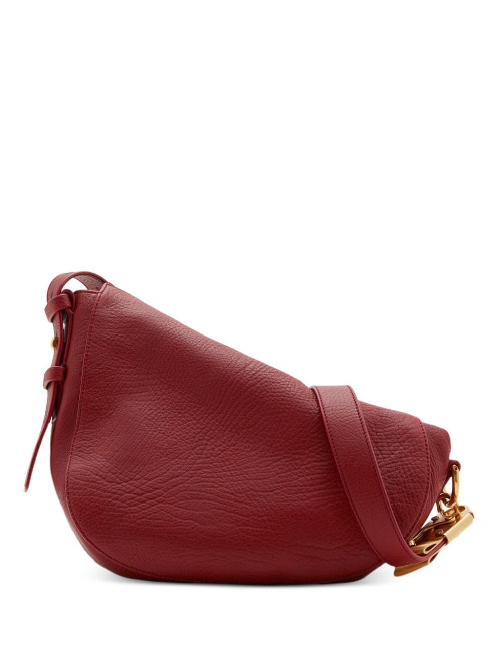 Burberry small Knight leather shoulder bag - Red von Burberry