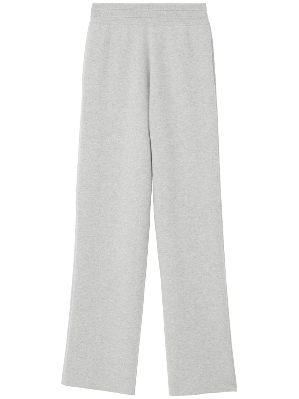 Burberry straight-leg cashmere-blend trousers - Grey von Burberry