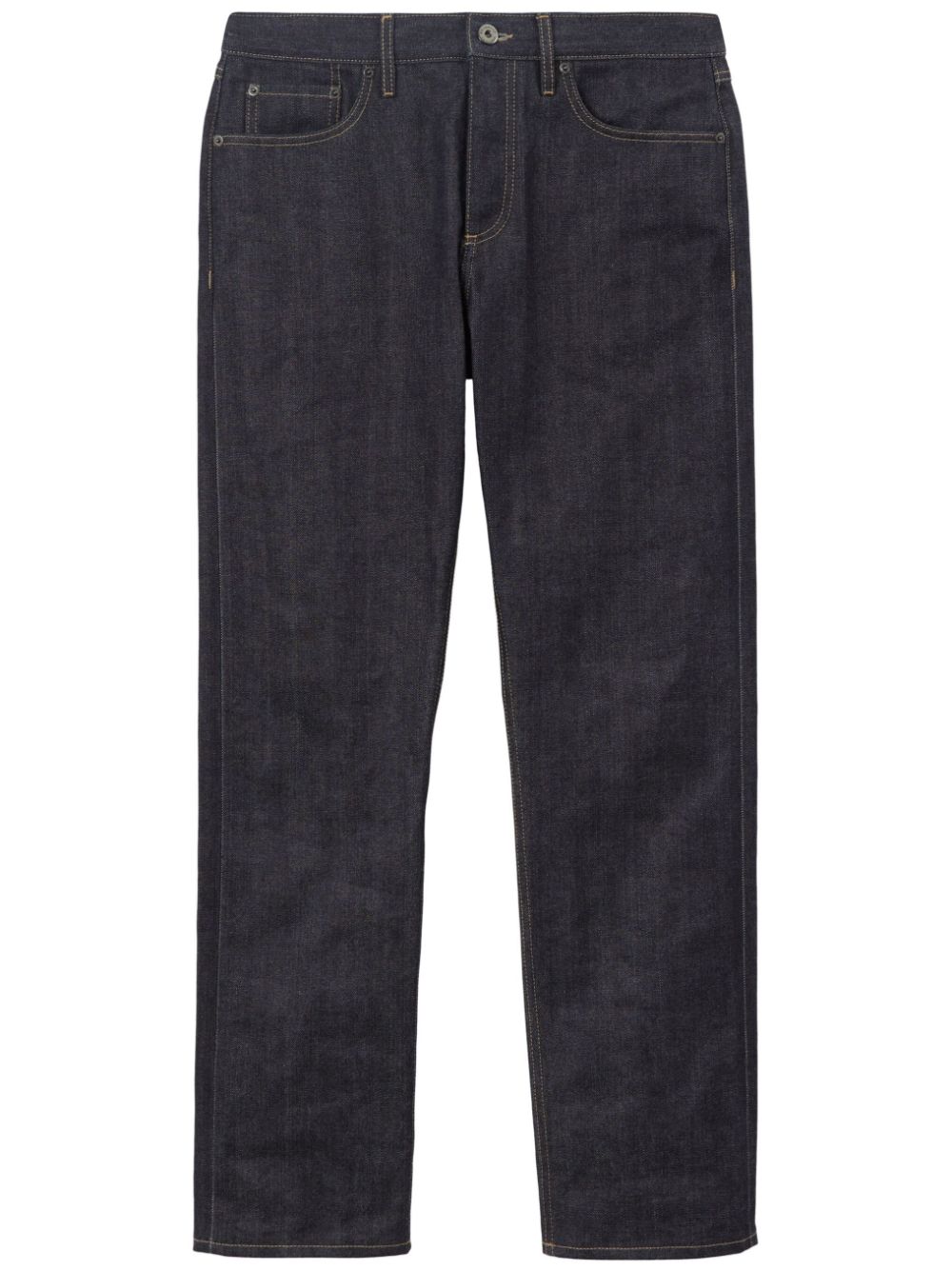 Burberry straight-leg cotton denim trousers - Blue von Burberry