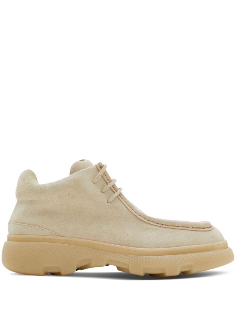 Burberry suede Creeper mid shoes - Neutrals von Burberry