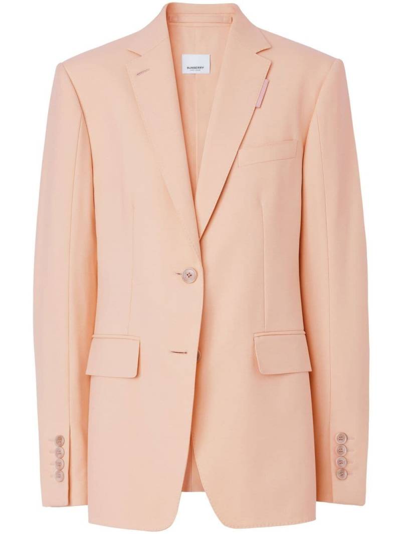 Burberry tailored single-breasted blazer - Pink von Burberry