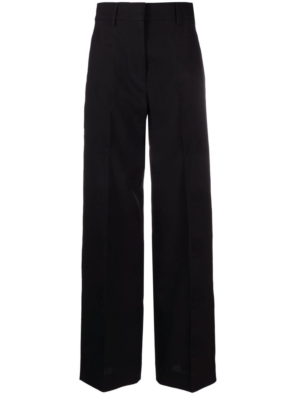 Burberry wide-leg tailored trousers - Black von Burberry