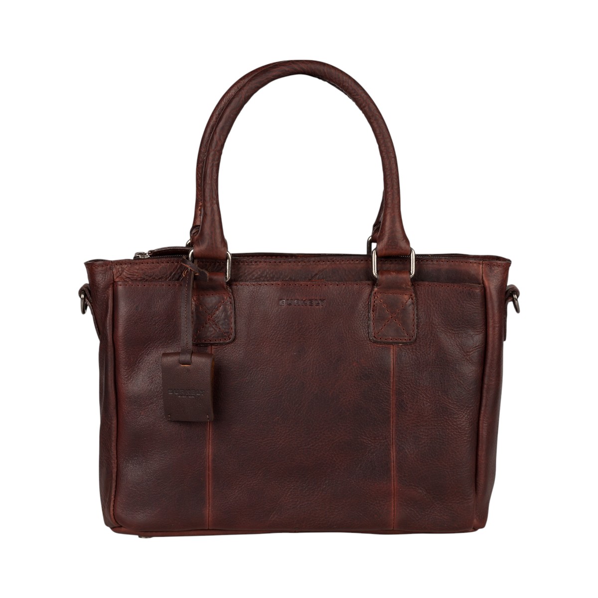 Antique Avery Handbag S, Brown von Burkely