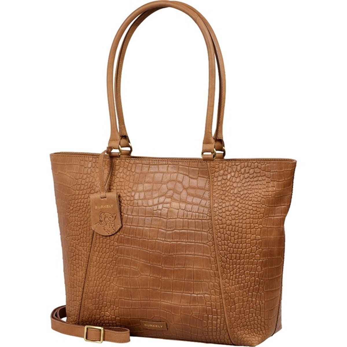 Cool Colbie Wide Tote 15,6" Cognac von Burkely