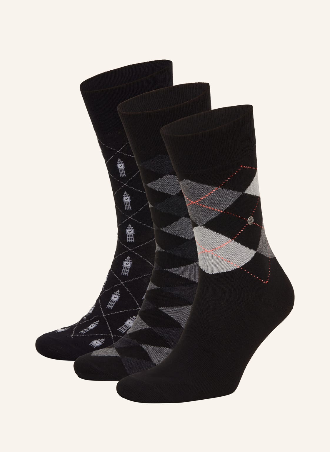Burlington 3er-Pack Socken British Box Mit Geschenkbox grau Burlington 3er-Pack Socken British Box Mit Geschenkbox grau von Burlington