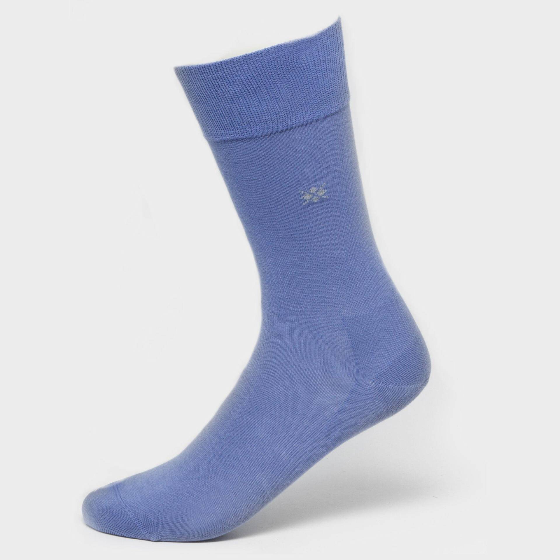 Wadenlange Socken Herren Blau Denim W40 von Burlington