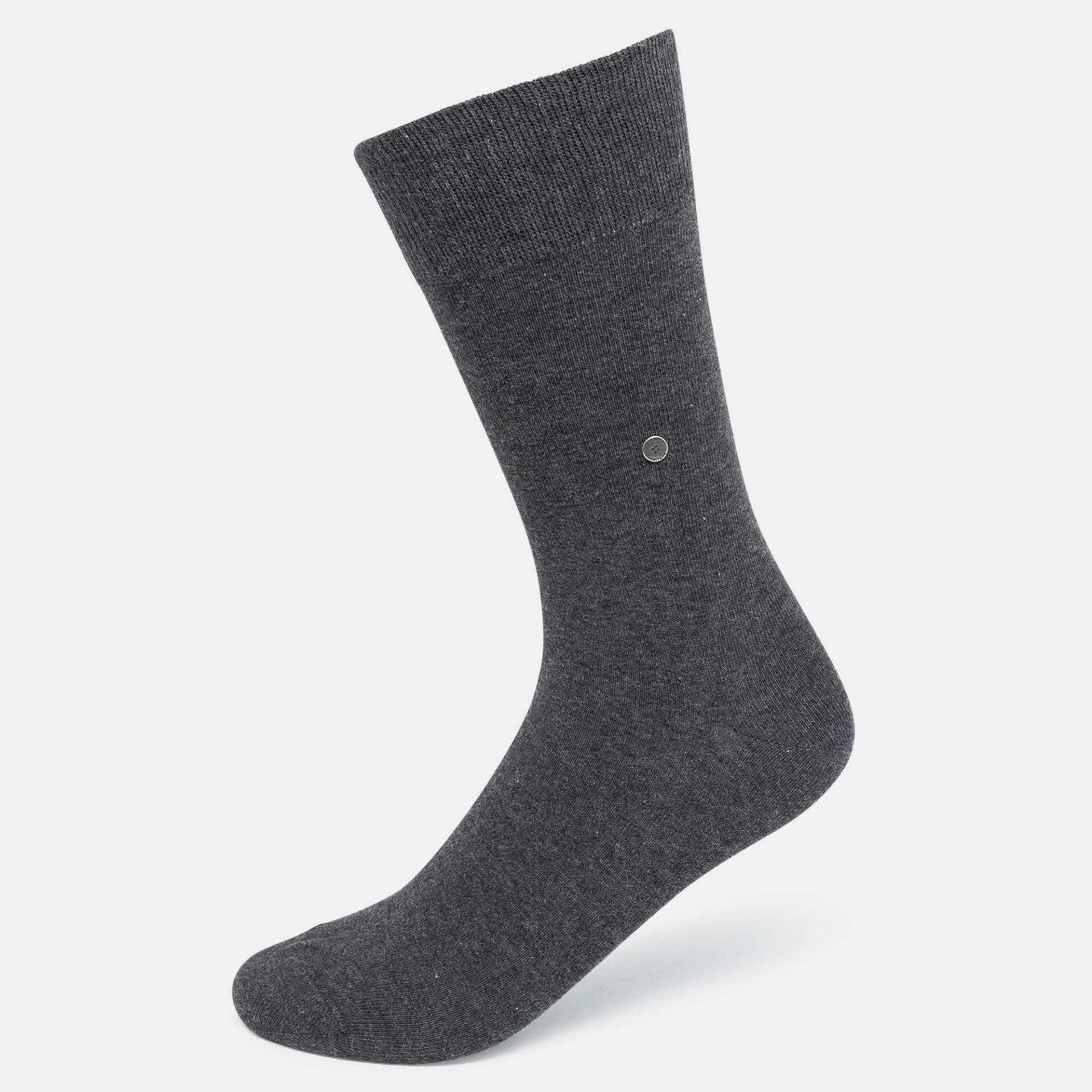 Duopack, Wadenlange Socken Herren Anthrazit W40 von Burlington