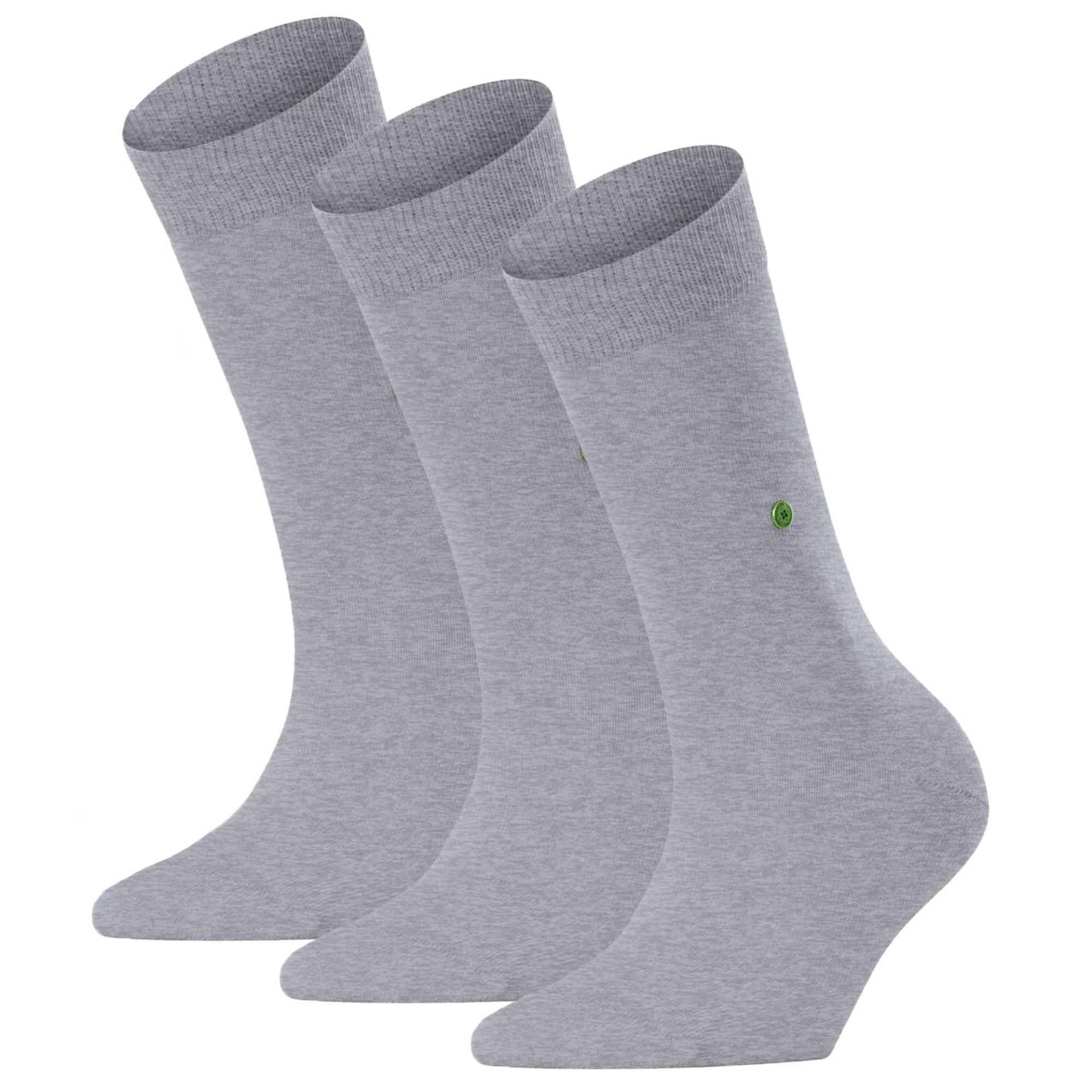 Socken 3er Pack Bequem Sitzend-lady Damen Grau 36-41 von Burlington