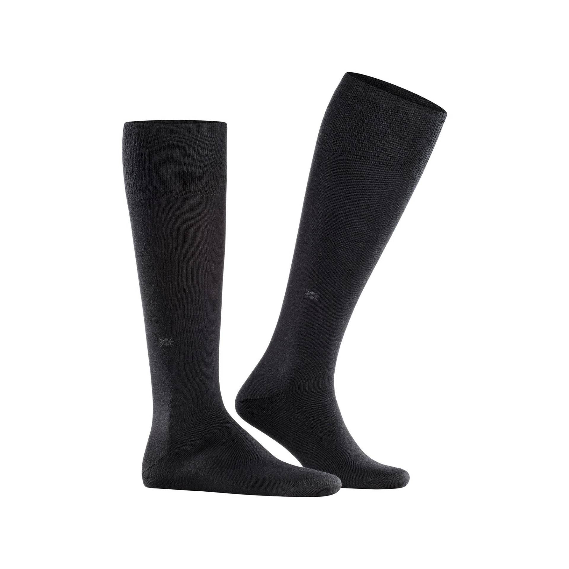 Wadenlange Socken Herren Black W40 von Burlington