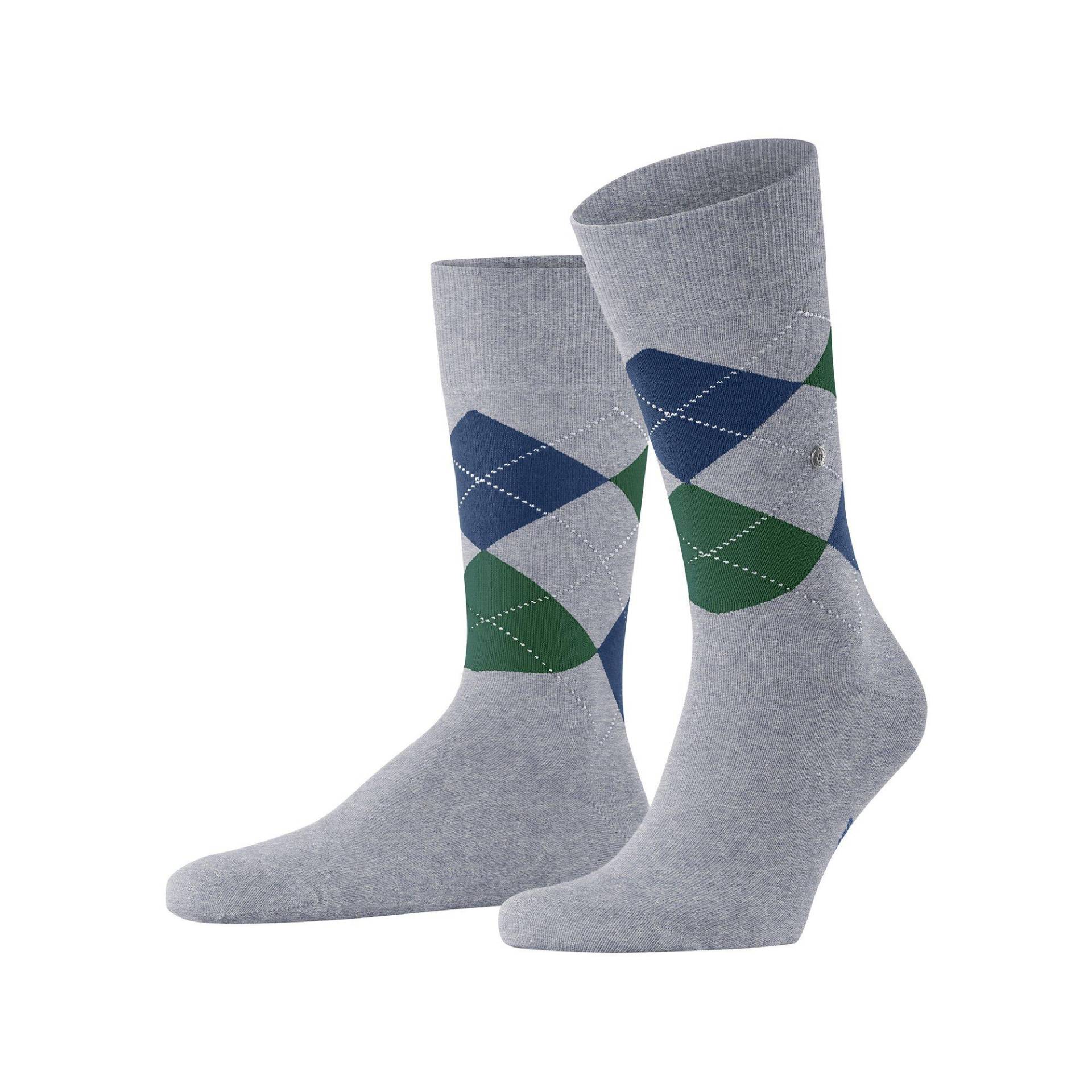 Wadenlange Socken Herren Gletscherblau 40-46 von Burlington