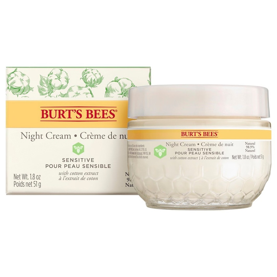 Burt's Bees  Burt's Bees Sensitive Night Cream gesichtscreme 50.0 g von Burt's Bees
