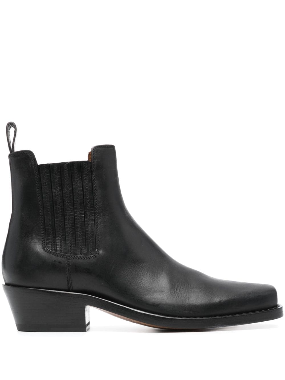 Buttero 45mm leather Chelsea boots - Black von Buttero