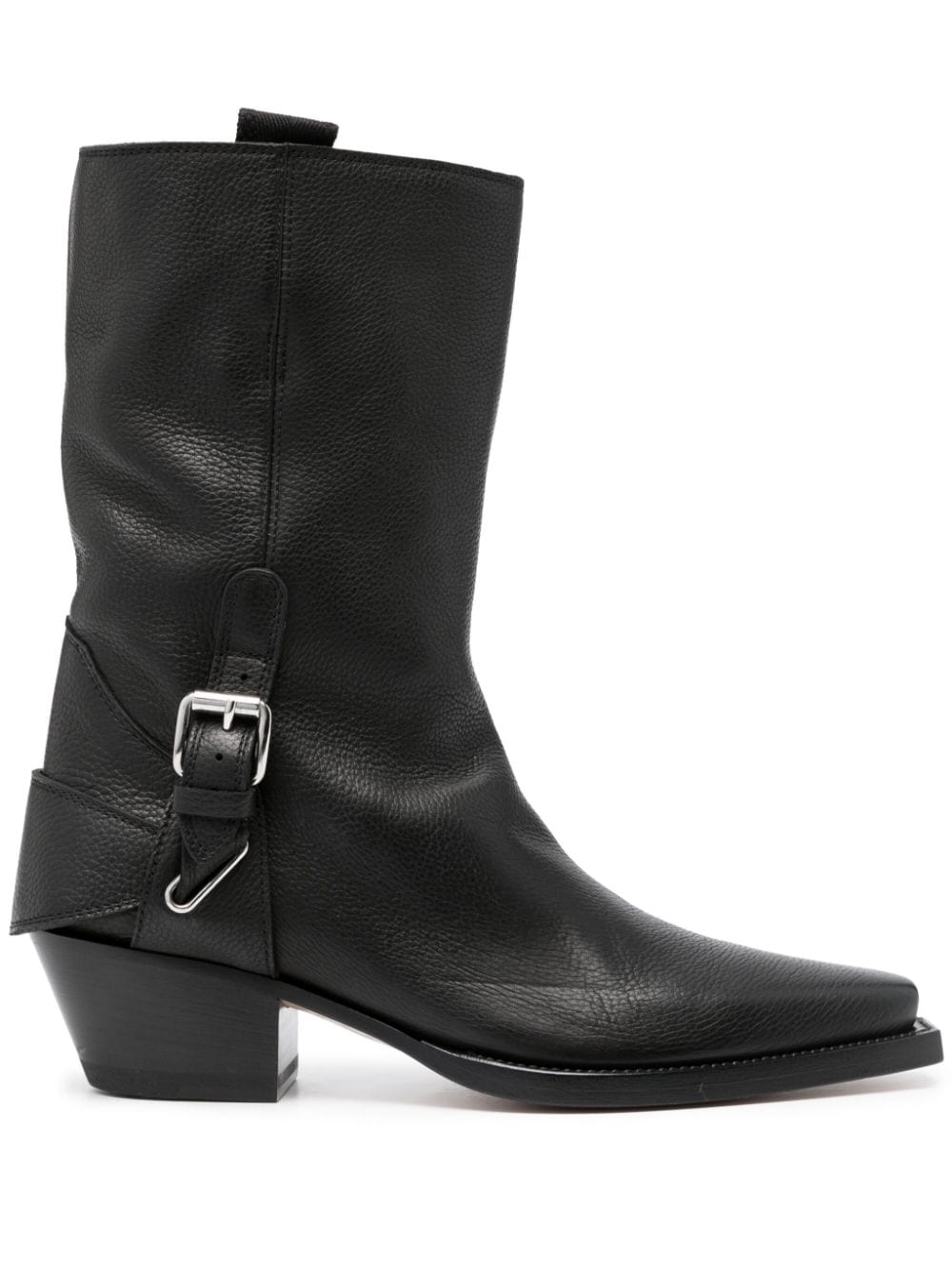 Buttero 55mm leather boots - Black von Buttero