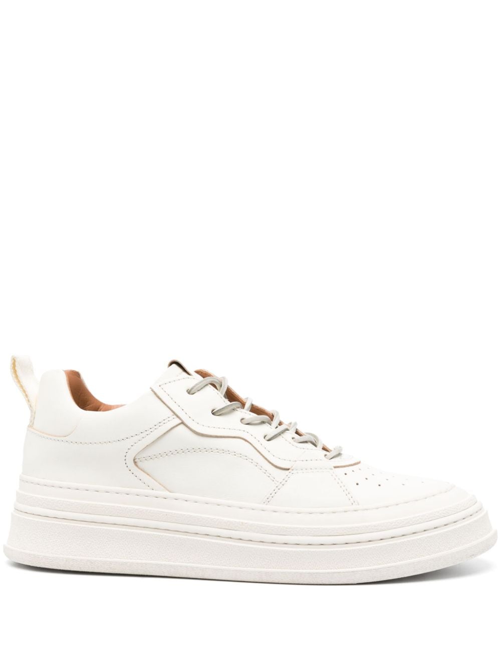 Buttero Circolo leather sneakers - White von Buttero
