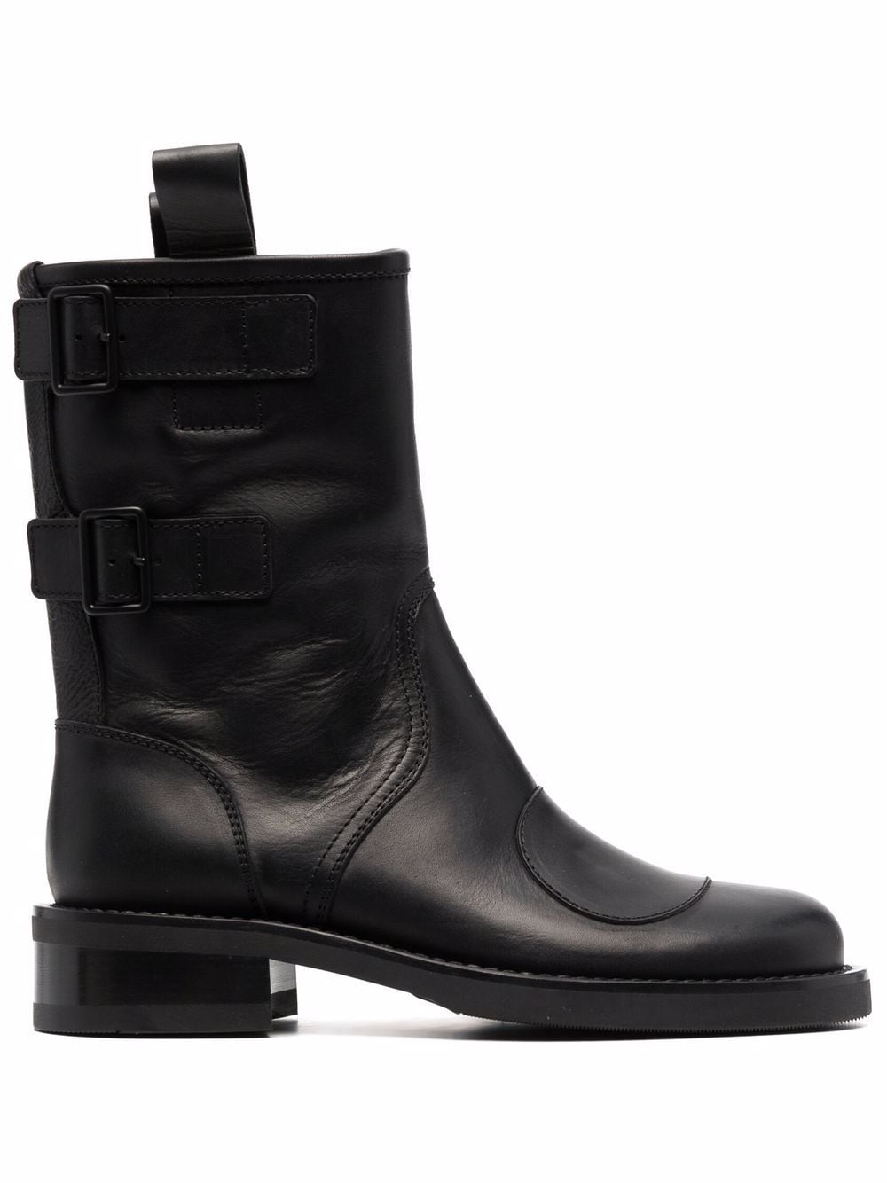 Buttero Elba leather mid-calf boots - Black von Buttero