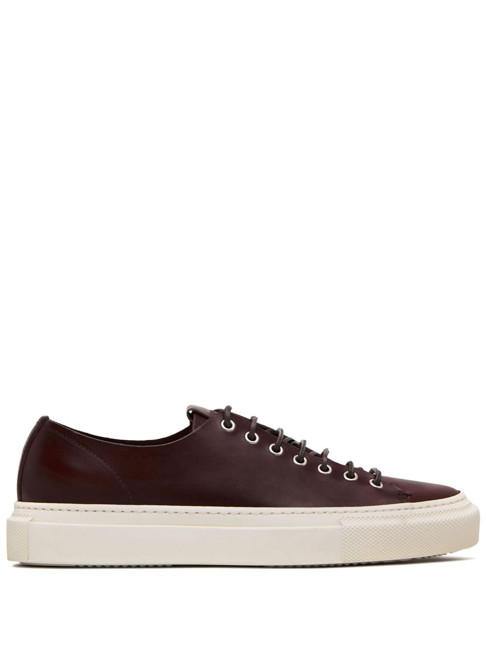 Buttero lace-fastening leather sneakers - Brown von Buttero