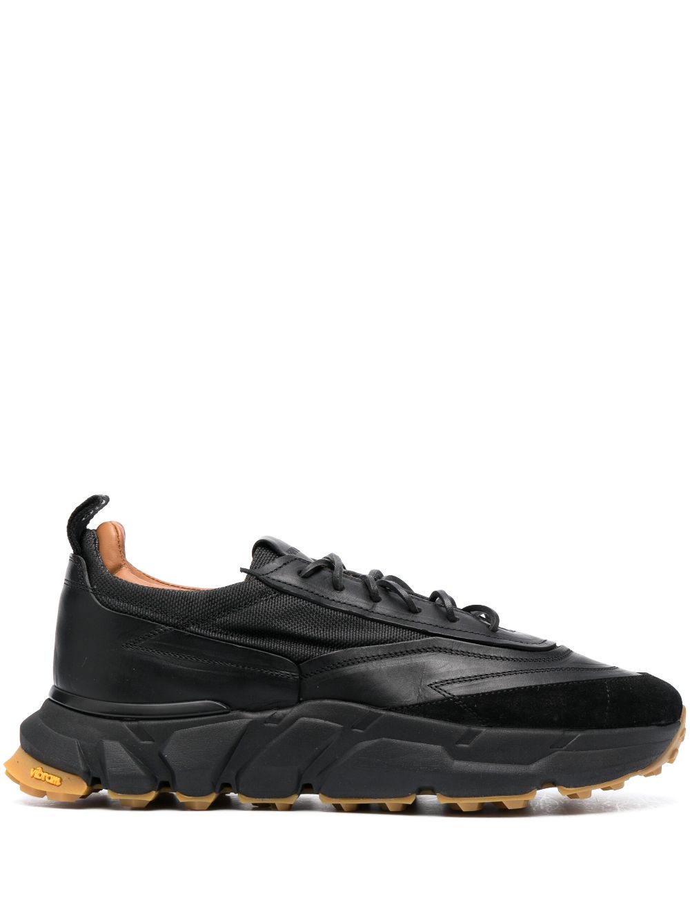 Buttero leather low-top sneakers - Black von Buttero