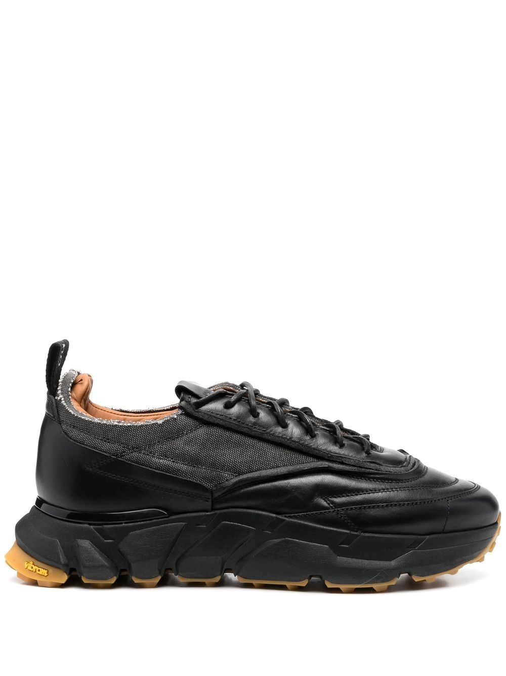 Buttero low-top leather sneakers - Black von Buttero