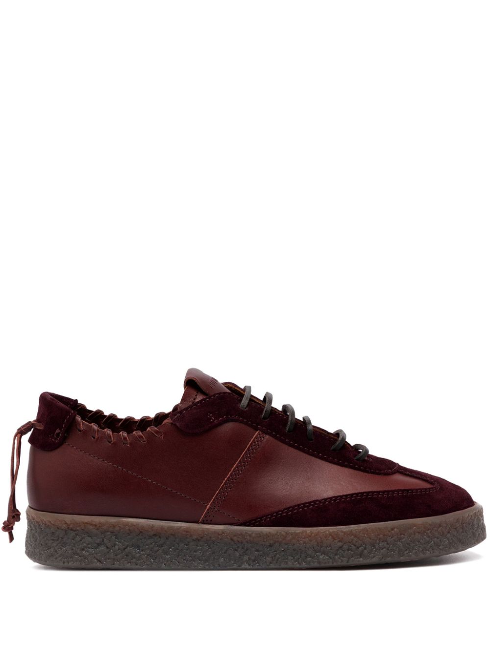 Buttero panelled lace-up sneakers - Red von Buttero