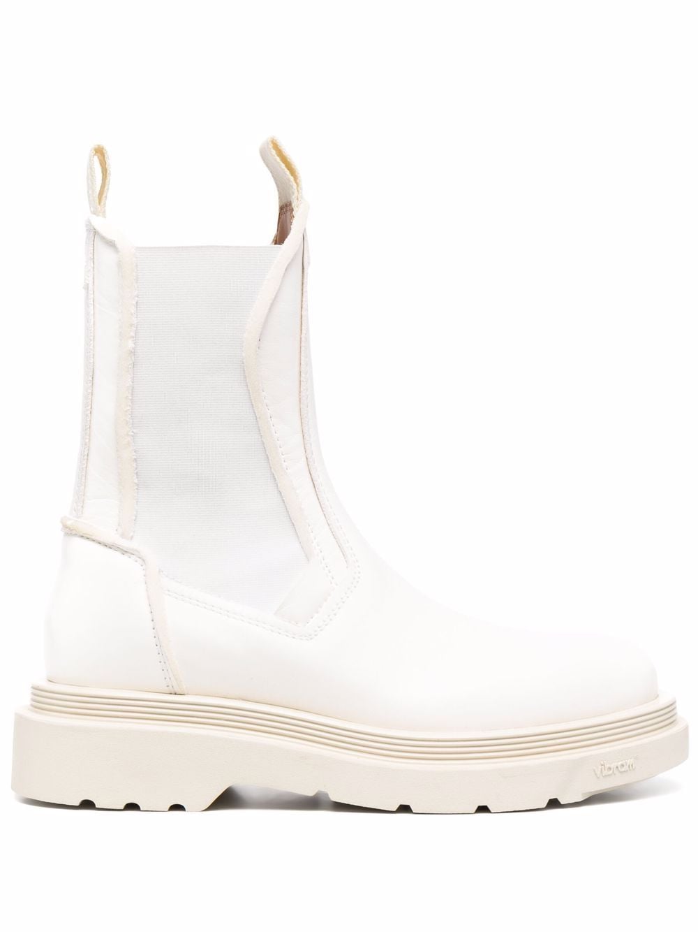 Buttero panelled leather Chelsea boots - White von Buttero