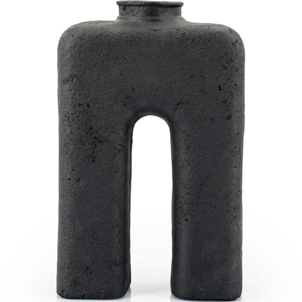 Vase Arc large schwarz von By-Boo