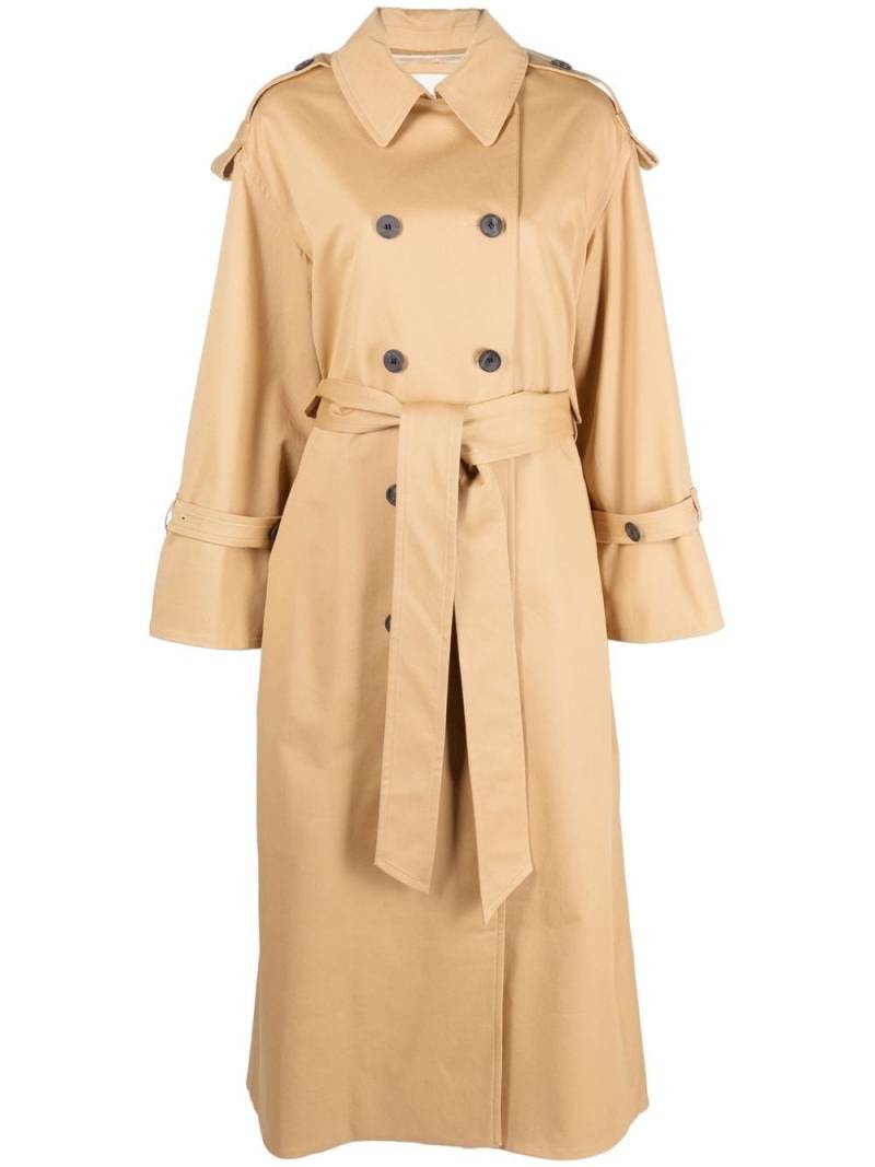 By Malene Birger Alanis double-breasted belted trench coat - Neutrals von By Malene Birger