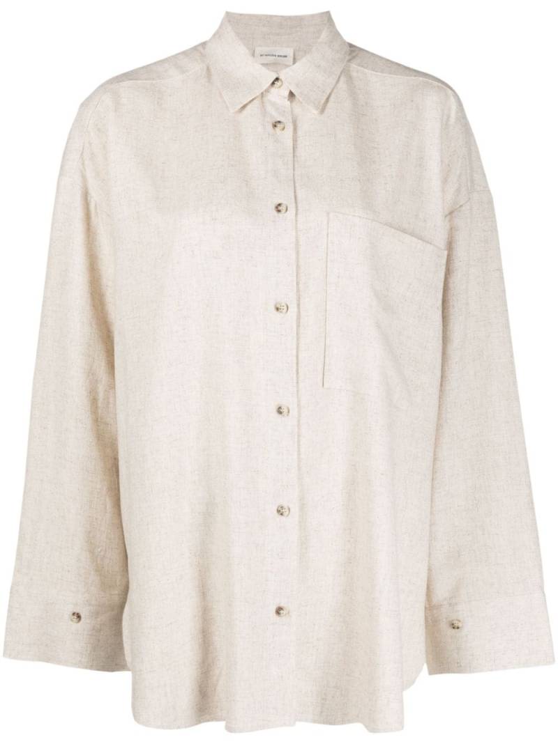 By Malene Birger Derris slit-sleeve shirt - Neutrals von By Malene Birger