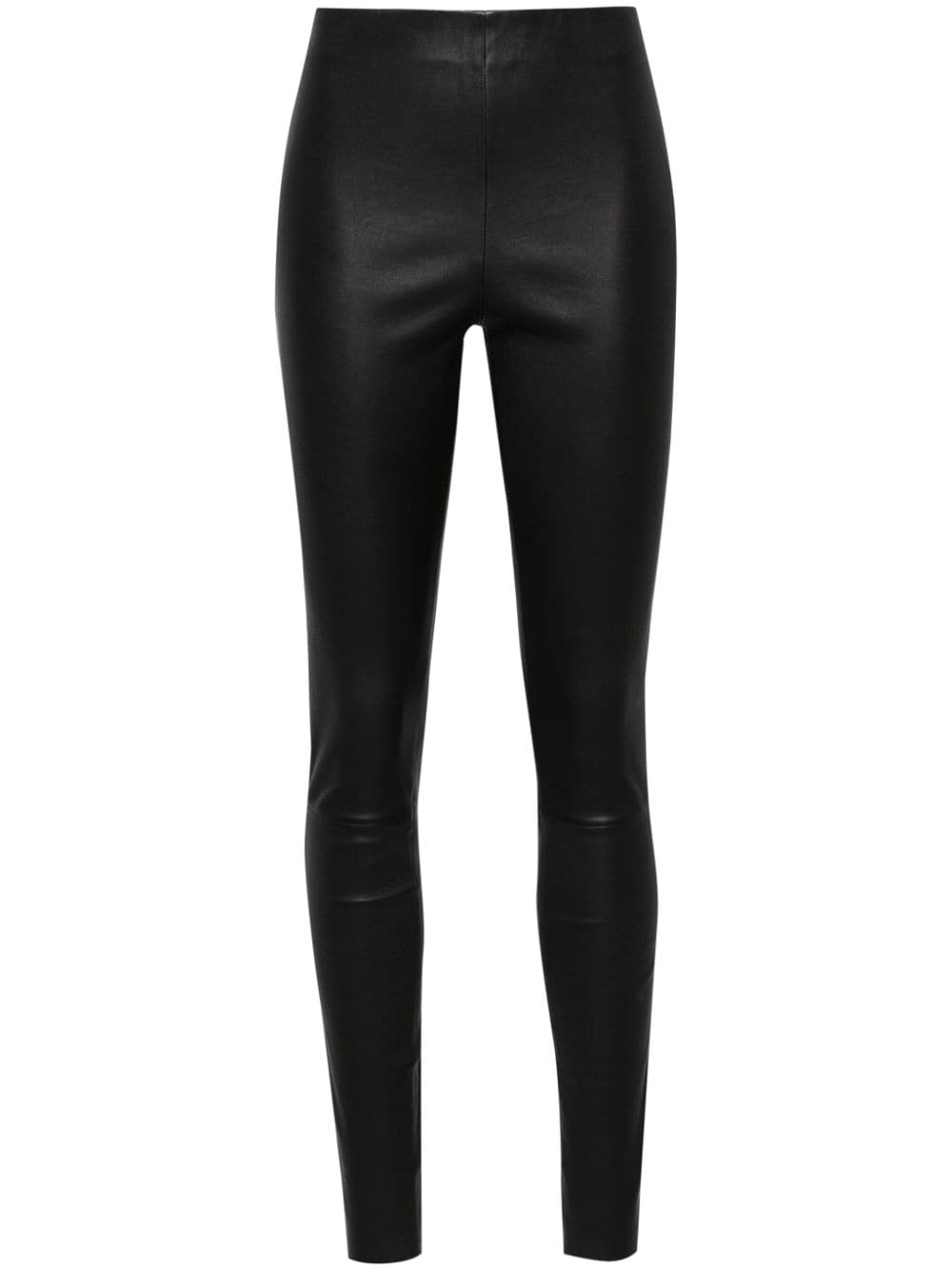 By Malene Birger Elenasoo leather leggings - Black von By Malene Birger