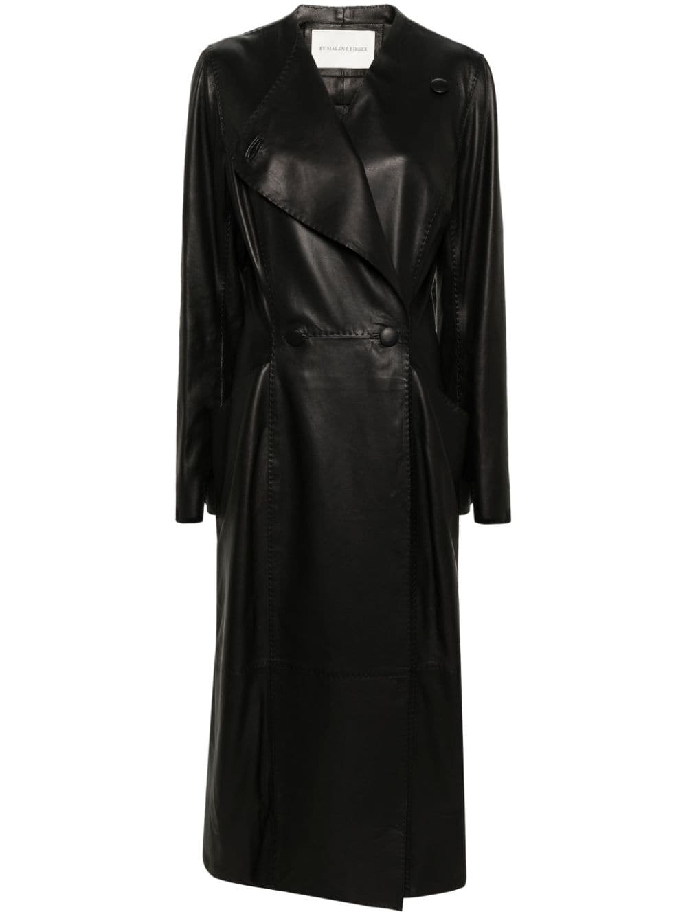 By Malene Birger ´Sirrena leather coat - Black von By Malene Birger