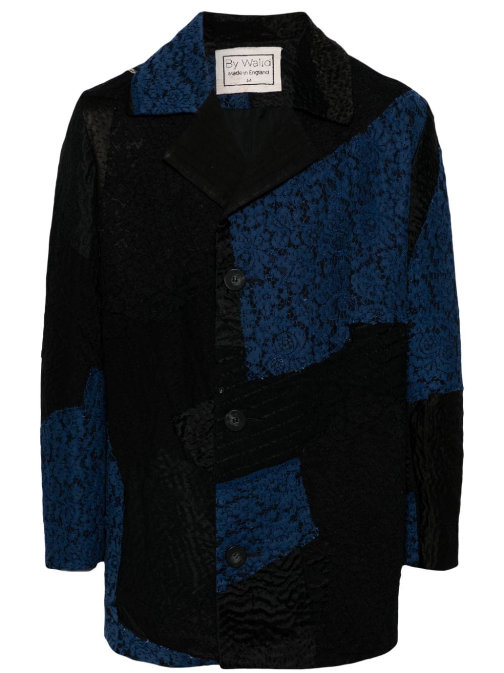 By Walid colour-block single-breasted coat - Black von By Walid