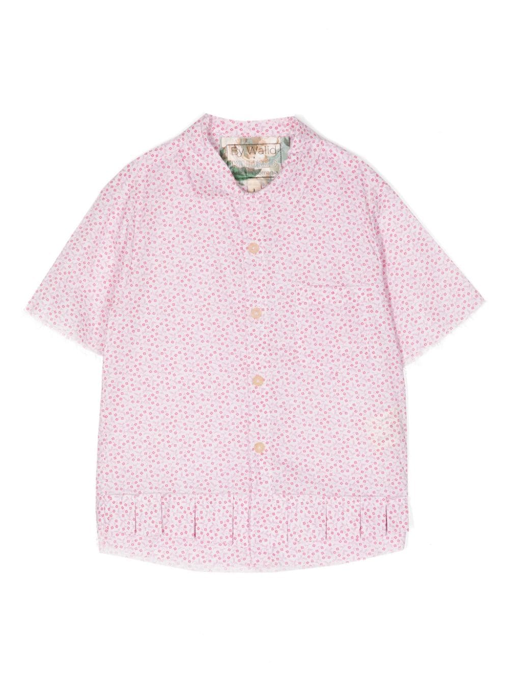 By Walid floral-print cotton shirt - Pink von By Walid