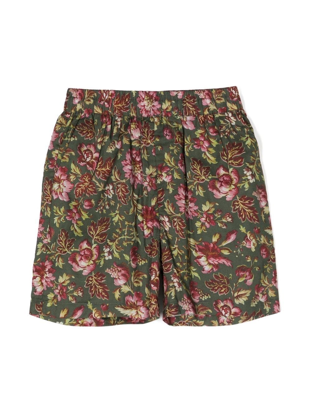 By Walid x Kindred all-over floral-print shorts - Green von By Walid
