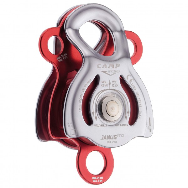 C.A.M.P. - Janus Pro - Seilrolle grau/rot C.A.M.P. - Janus Pro - Seilrolle grau/rot von C.A.M.P.