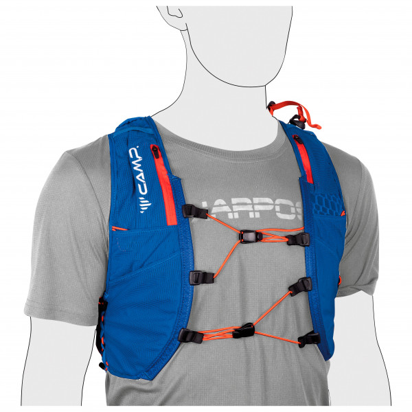 C.A.M.P. - Trail Force 10 - Trailrunningrucksack Gr XS-M grau von C.A.M.P.