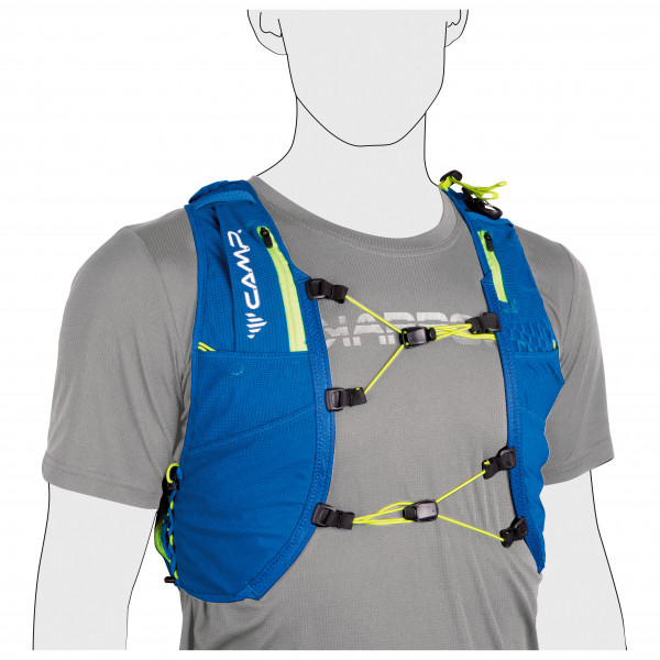 C.A.M.P. - Trail Force 5 - Trailrunningrucksack Gr M-L grau von C.A.M.P.